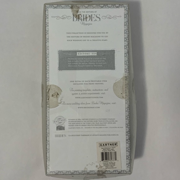 Printable Program Kit - Bride Wedding Collection - 40 counts - Picture 6 of 6